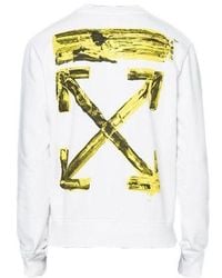 Off-White c/o Virgil Abloh - C/O Virgil Abloh Acrylic Arrows Sweatshirt - Lyst