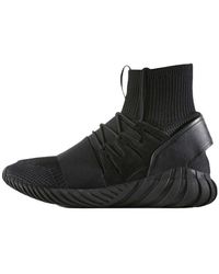 adidas Originals Black Tubular Trainers With Speckle Sole for Men