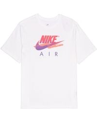 Nike - Alphabet Logo Printing Round Neck Casual Short Sleeve - Lyst