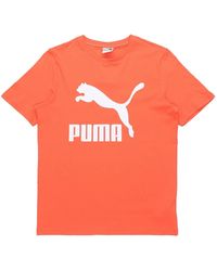 PUMA - Classics Logo T-shirt - Lyst