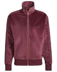 adidas - Originals Adicolor Velour Track Jacket - Lyst