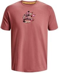 Under Armour - Curry Comic Fill Short Sleeve T-Shirt Fusion' - Lyst