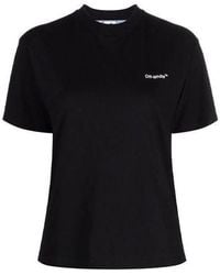 Off-White c/o Virgil Abloh - (Wmns) Logo-Print Diag T-Shirt - Lyst
