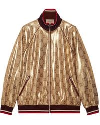 Gucci - Gg Technical Jersey Zip Jacket - Lyst