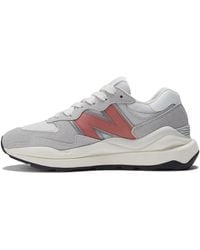 New Balance - Shoe 5740 Grey/red - Lyst