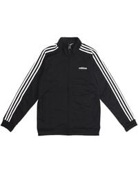 adidas - Knit Stand Collar Loose Windproof Sports Logo Jacket - Lyst