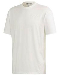 adidas - Y-3 Ss21 Casual Logo Short Sleeve T-Shirt - Lyst