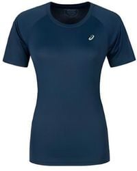 Asics - (Wmns) Inner Muscle Short Sleeve Top 'Thunder' - Lyst