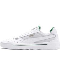 PUMA - Cali Retro Low Top Skate Shoes White - Lyst