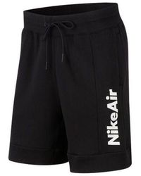 Nike - Air Fleece Colorblock Shorts - Lyst