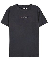 adidas - Originals Embroidered Logo Short Sleeve - Lyst