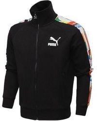PUMA - T7 Casual Sports Slim Fit Stand Collar Jacket - Lyst