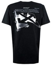 Off-White c/o Virgil Abloh - (Wmns) Arrows Sketch Printed Short Sleeve - Lyst