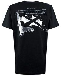 Off-White c/o Virgil Abloh - (Wmns) Arrows Sketch Printed Short Sleeve - Lyst