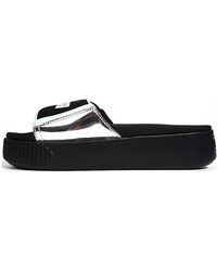 PUMA - (Wmns) Platform Slide Tz Metallic Wns - Lyst