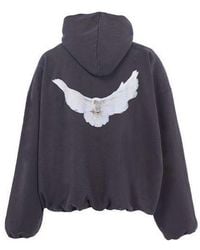 Yeezy Gap - Engineered By Balenciaga Ss22 Dove Hoodie 'Dark' - Lyst