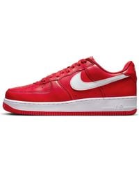 Nike - Air Force 1 Low Retro Color Of The Month 'university Red' - Lyst