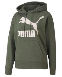 PUMA - Classics Logo Hoodie - Lyst