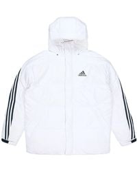 adidas - 3St Puffy Dwn J Casual Sports Stay Warm Hooded Down Jacket - Lyst