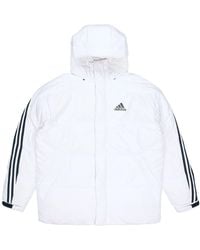 adidas - 3st Puffy Dwn J Casual Sports Stay Warm Hooded Down Jacket - Lyst