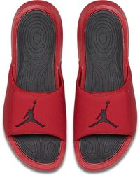 Nike - Paris Saint-germain X Jordan Hydro 8 Qs Slide 'bordeaux' - Lyst