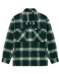 Li-ning - Badfive Sports Basketball Series Plaid Loose Casual Long Sleeves Shirt 'Dark' - Lyst