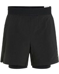 Nike - Yoga 2-In-1 Athleisure Casual Sports Woven Training Shorts - Lyst