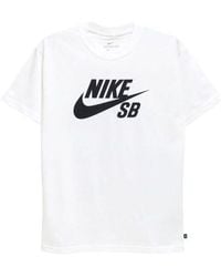 Nike - Sb Skateboard Big Logo Skateboard Short Sleeve - Lyst