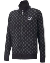 PUMA - T7 Printed Full Zip Track Jacket - Lyst
