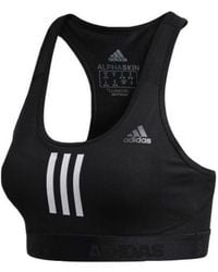 adidas - (Wmns) Don'T Rest Alphaskin Sport+ Padded 3-Stripes Bra Asia Sizing - Lyst