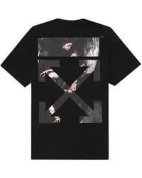 Off-White c/o Virgil Abloh - Caravaggio Arrow Back Printing Short Sleeve Ordinary Version T-Shirt - Lyst