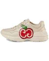 Gucci - Rhyton Apple Logo Trainers - Lyst