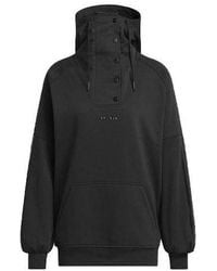 adidas - Originals X Ivy Park Snap-Neck Hoodie - Lyst