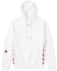 Off-White c/o Virgil Abloh - Ss21 Hooded Logo Printing Long Sleeves Loose Fit - Lyst