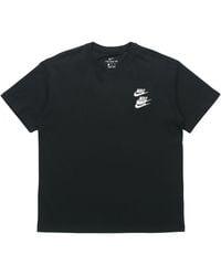 Nike - Large Logo Printing Sports Round Neck Short Sleeve - Lyst
