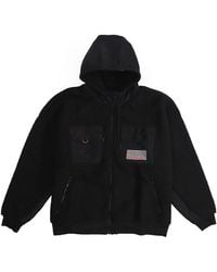 Nike - Zipper Fleece Windproof Stay Warm Hooded Jacket - Lyst
