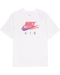 Nike - Alphabet Logo Printing Round Neck Casual Short Sleeve - Lyst