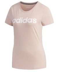 adidas - (Wmns) Neo Round Neck Sports Short Sleeve - Lyst