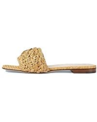 Gucci - (Wmns) Double G Slide Sandal 'Woven Raffia' - Lyst