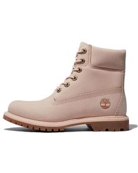 Timberland - (Wmns) Premium 6 Inch Waterproof Boots 'Light Nubuck' - Lyst