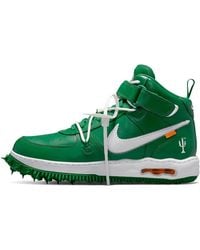 Nike - X Off- Air Force 1 Mid Sp Leather 'Pine' - Lyst