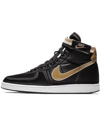 Nike - Vandal High Supreme Black Metallic Gold Yellow Streak - Lyst