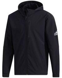 adidas - M Mh Wrm Wd Jkt Solid Color Fleece Lined Stay Warm Hooded Jacket - Lyst