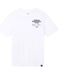 Nike - Minimalistic Alphabet Printing Round Neck Casual Short Sleeve T-Shirt - Lyst