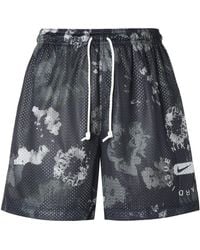 Nike - Standard Issue Mesh Shorts - Lyst
