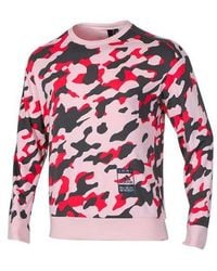 adidas - U2 Gfx Cs Lng Printing Casual Sports Round Neck Pullover Camouflage - Lyst