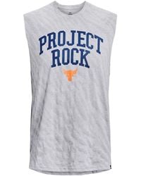 Under Armour - Project Rock Sleeveless Tank - Lyst