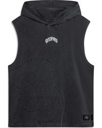 Li-ning - Badfive Graphic Sleeveless Hoodie 'Washed' - Lyst