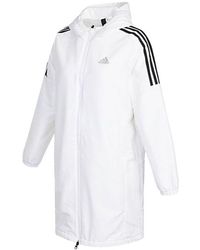 adidas - Sports Training Casual Fleece Lined Hooded Jacket - Lyst