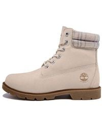 Timberland - (Wmns) Lindon Woods 6 Inch Waterproof Boot Nubuck And Printed Collar' - Lyst